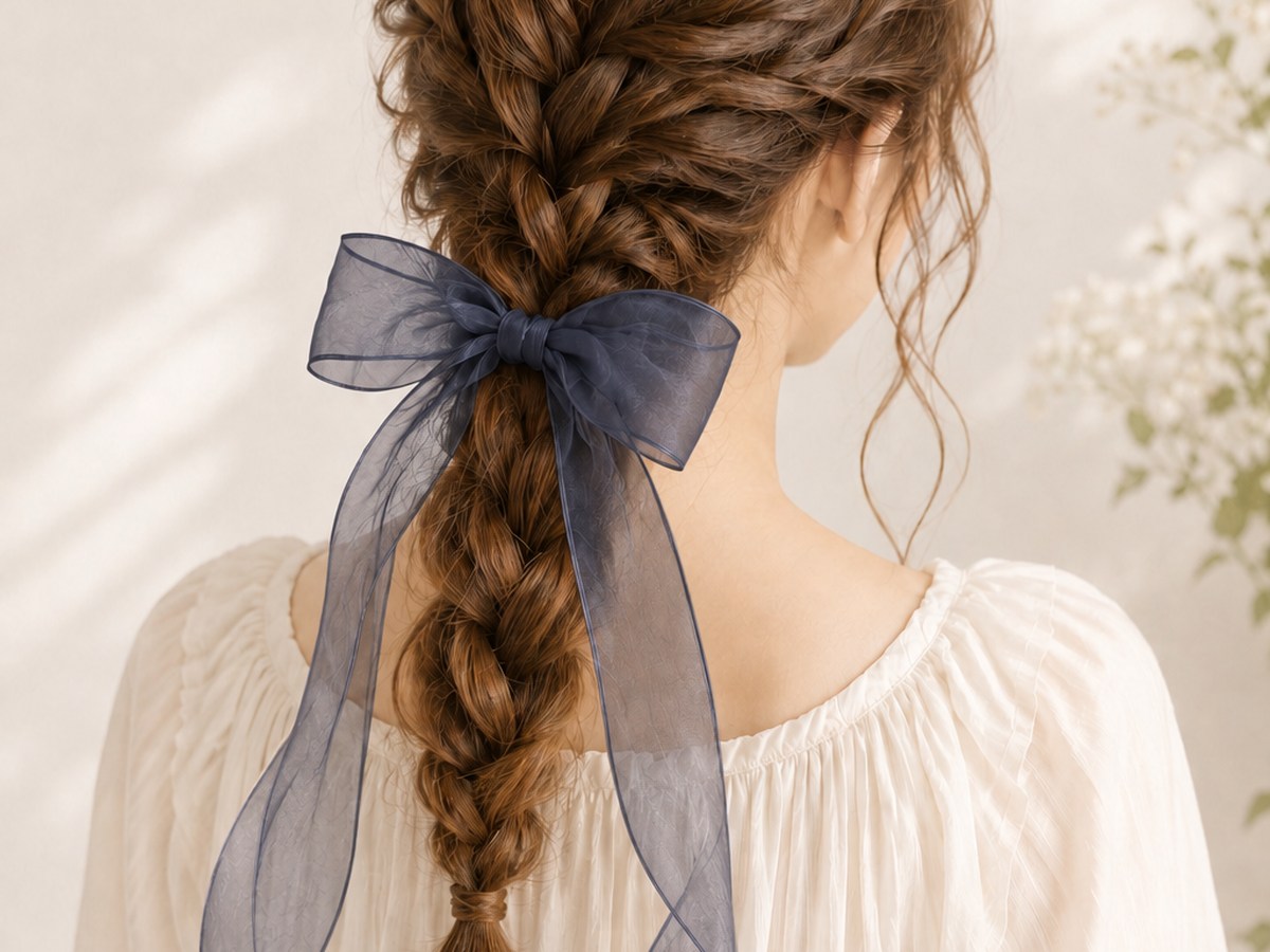 ヘアサロンでのリボン活用イメージ