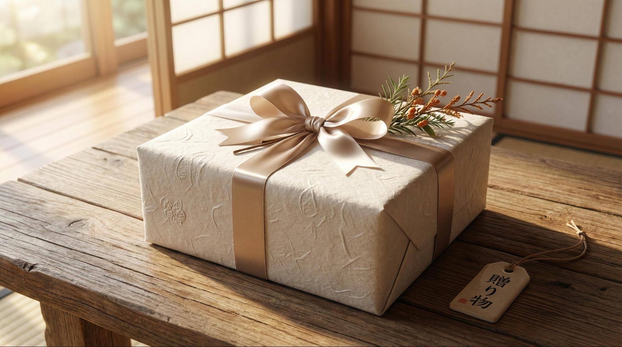 ギフトラッピングでのリボン装飾方法