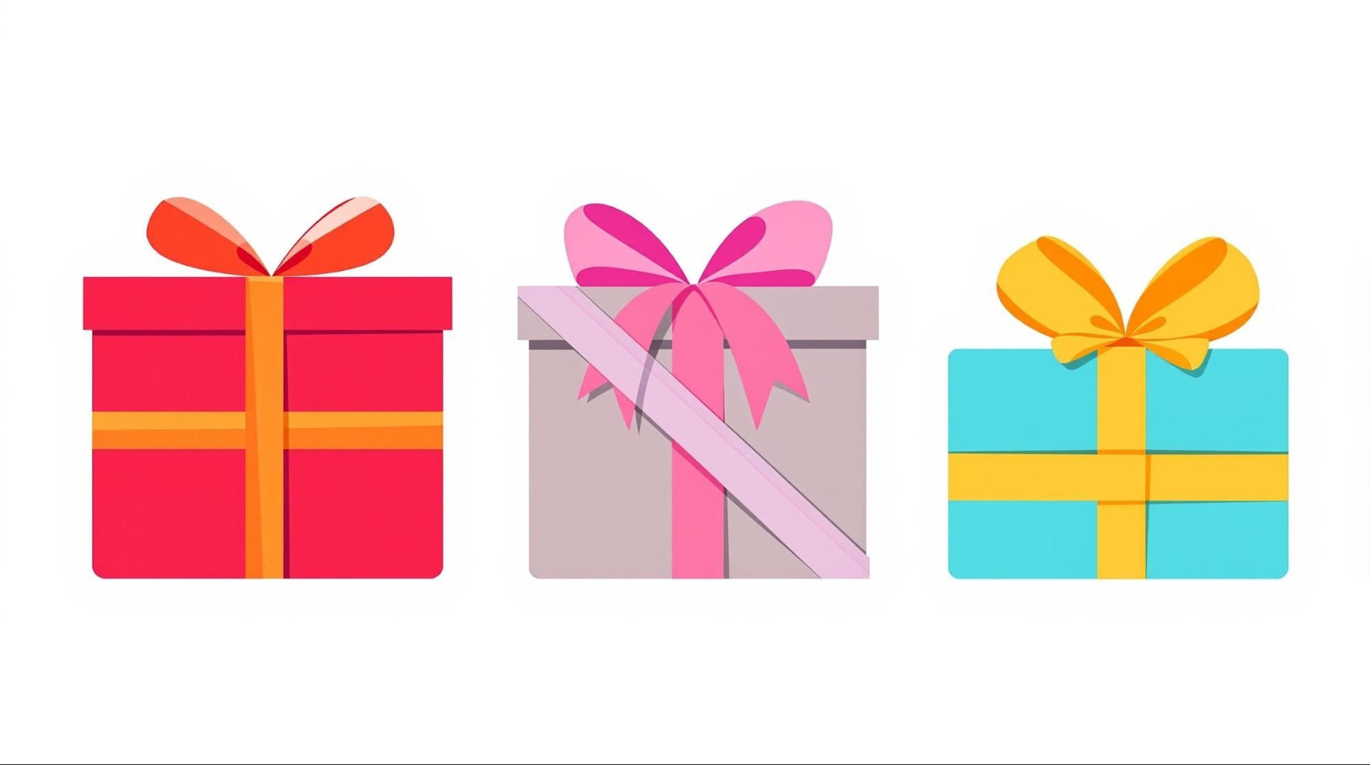 プレゼント箱へのリボンのかけ方