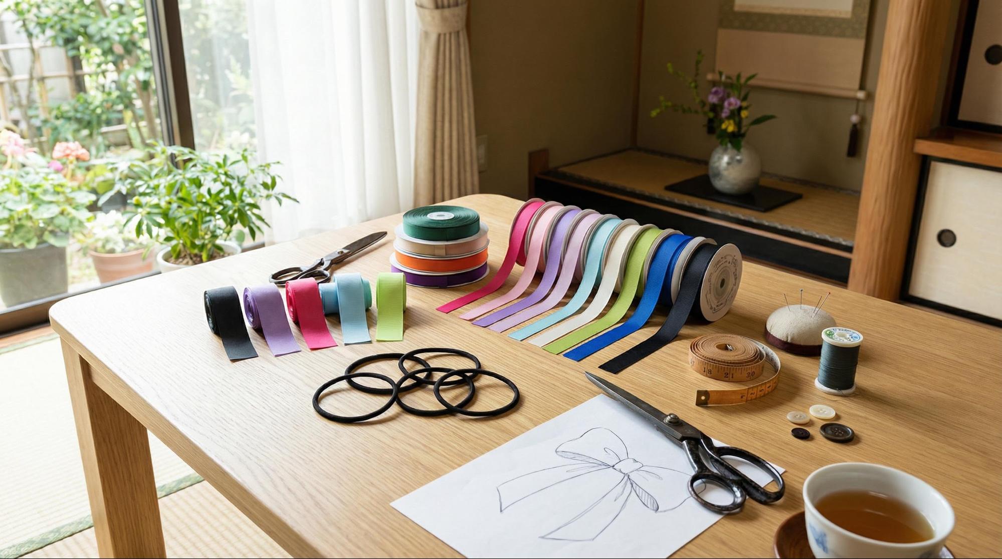 リボンゴムの結び方の基本知識