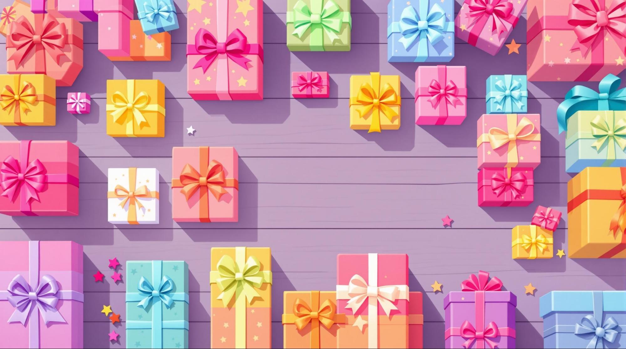 プレゼント箱とリボンの基本的な選び方