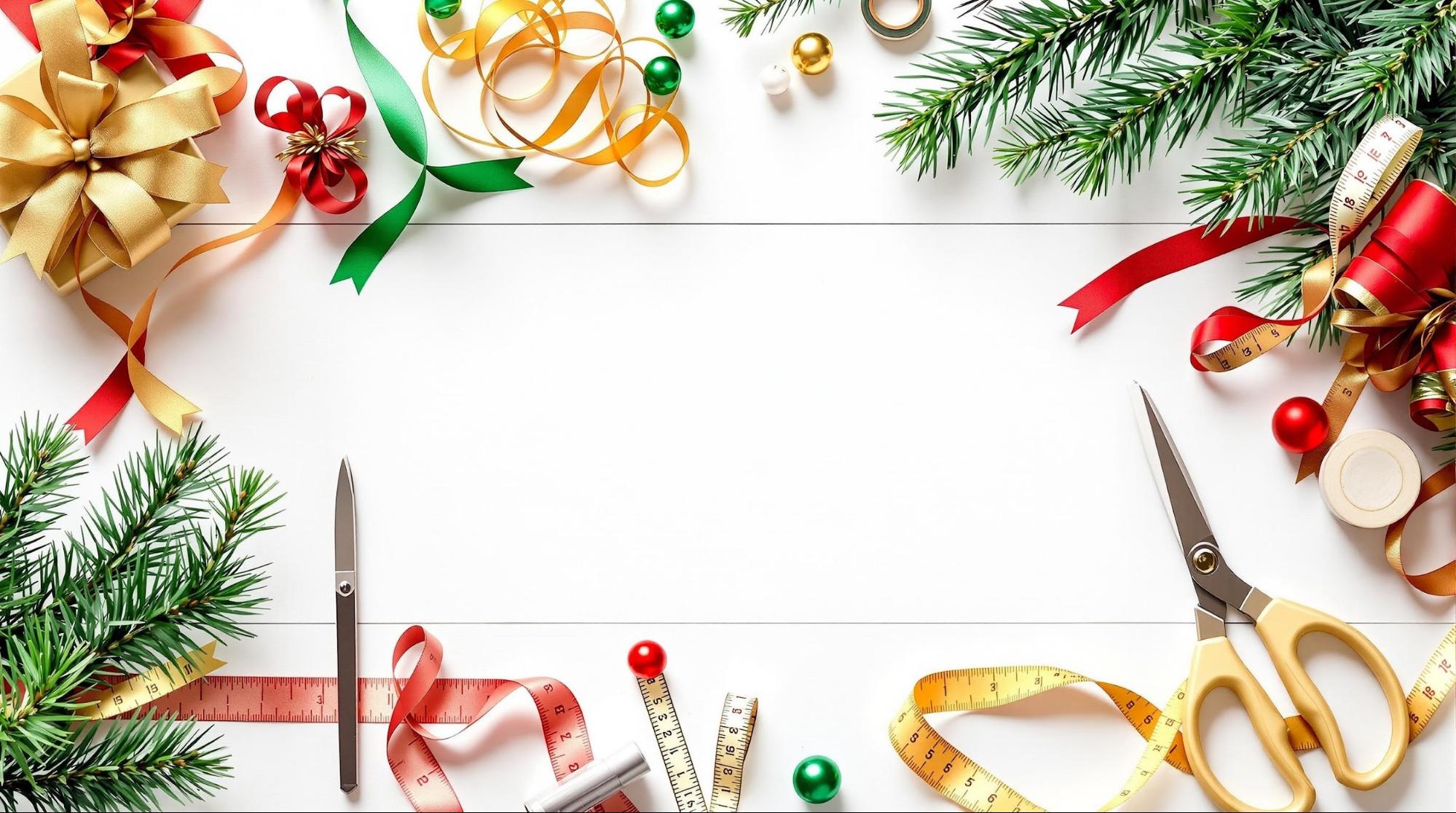 クリスマスリボンの基本知識と準備するもの