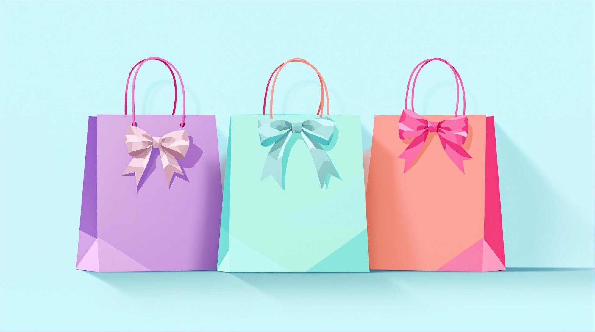 ギフト袋のリボンの結び方