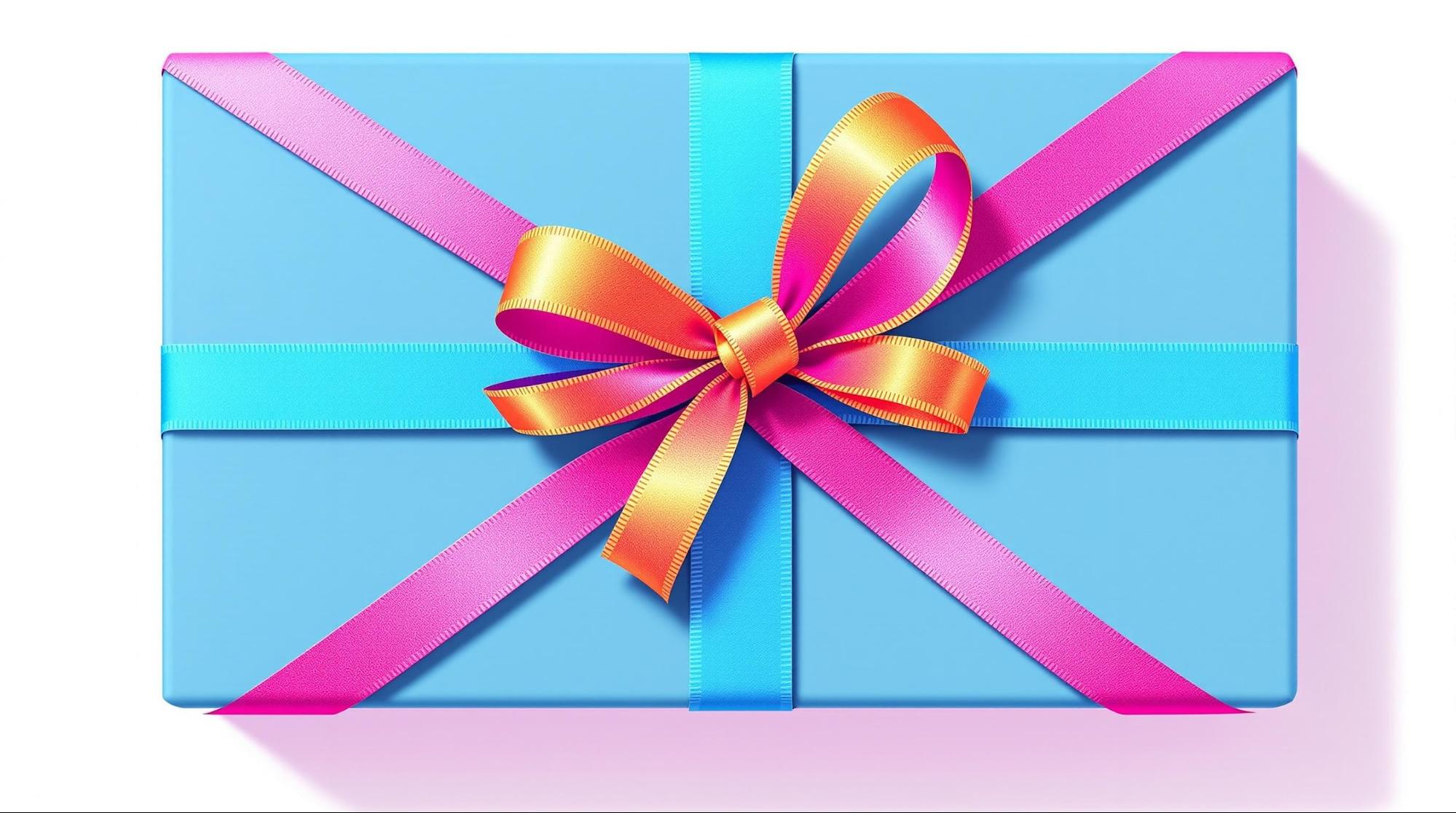 プレゼント包装で使える十字がけリボン結び