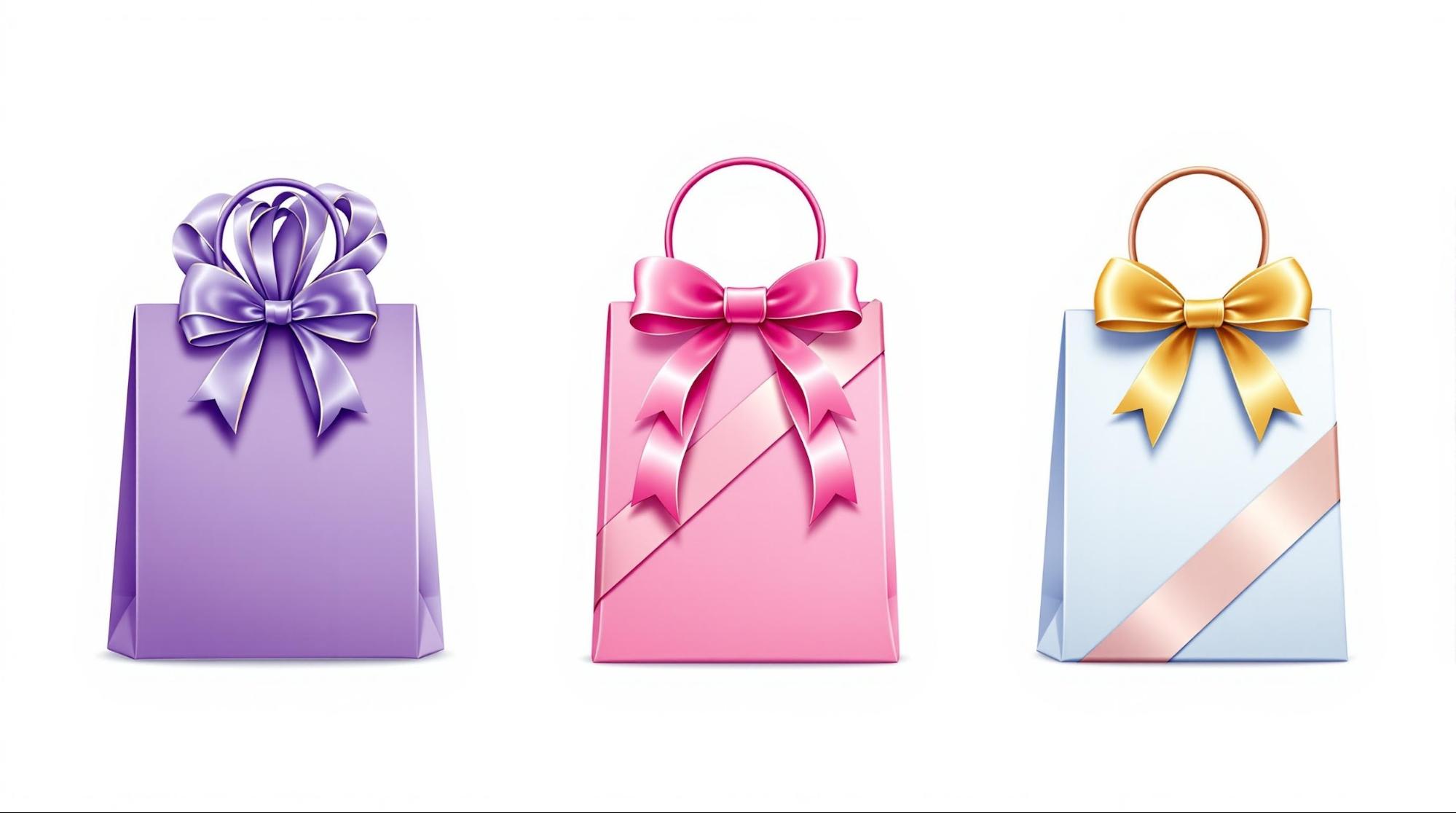 おしゃれに見える袋ラッピングのリボンアレンジ