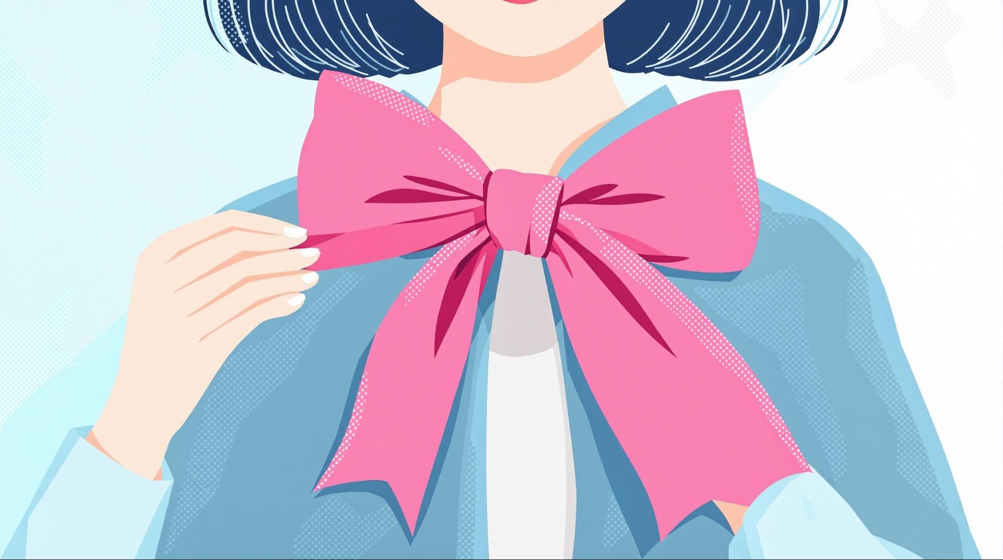 リボンの基本的な結び方