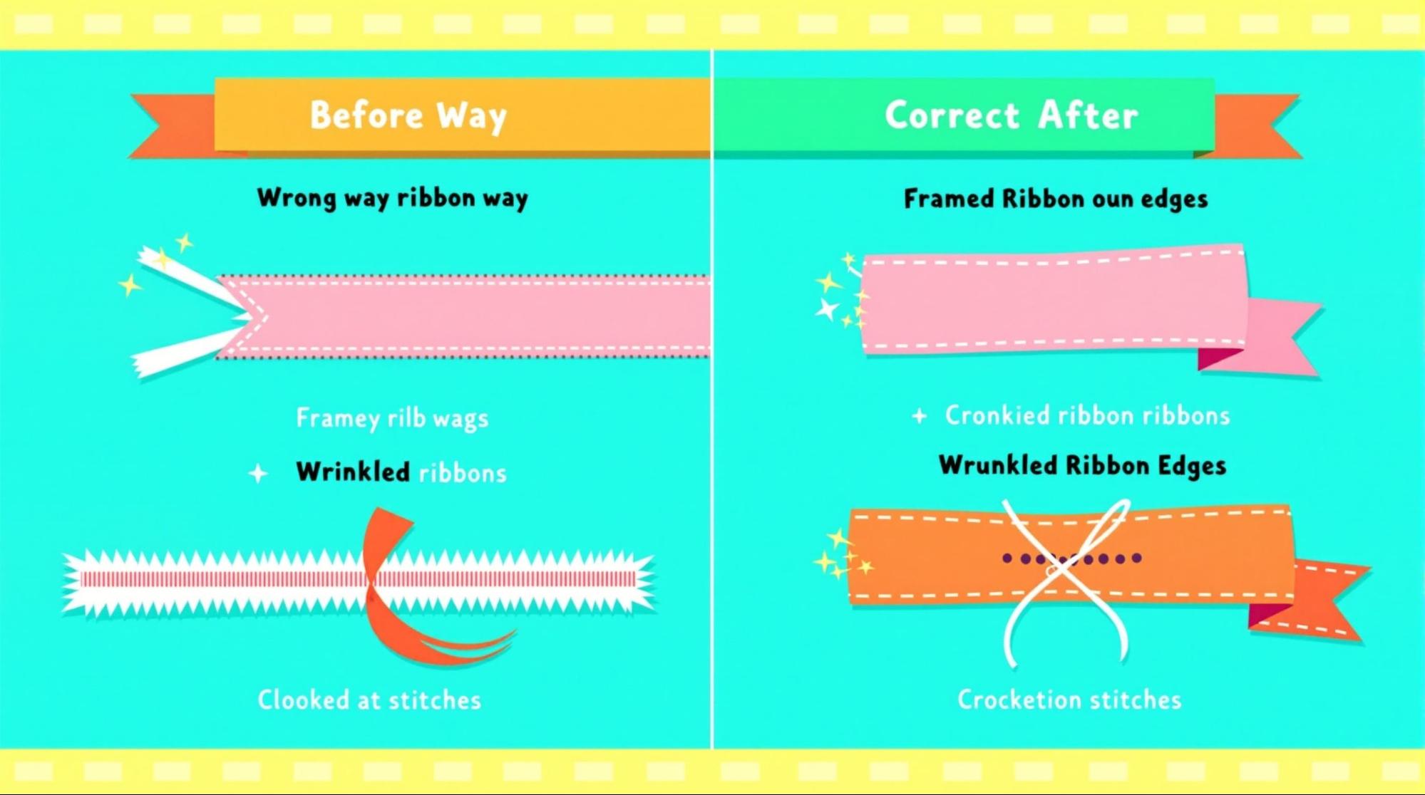 リボン手芸でよくある失敗と対処法