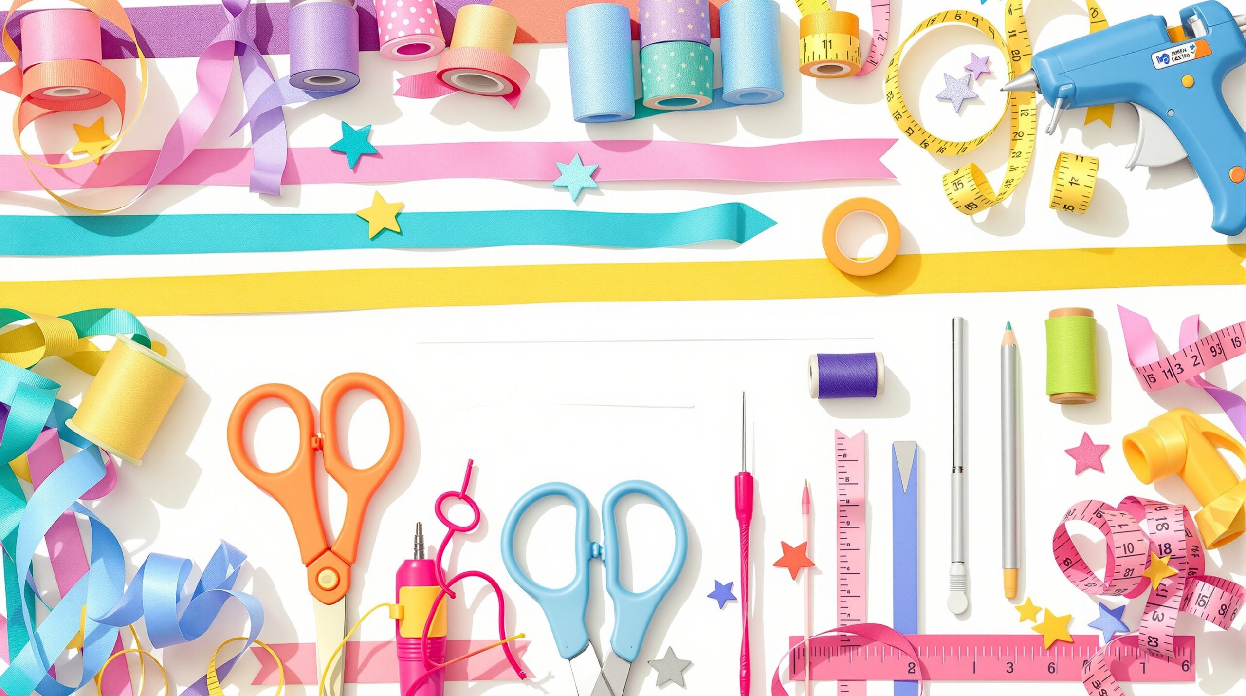 重ねリボン作りに必要な材料と道具