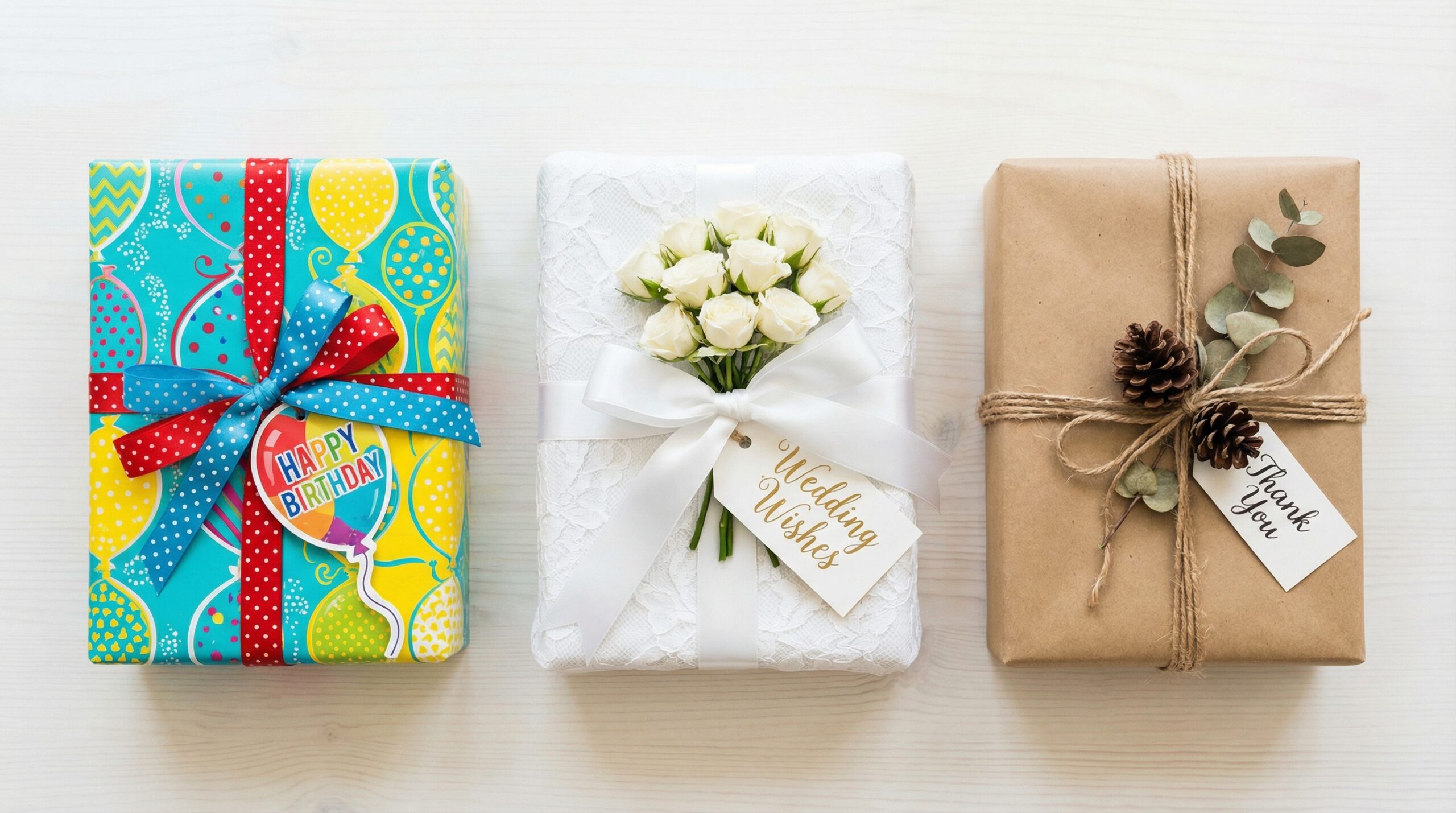 シーン別リボンラッピングのアイデア