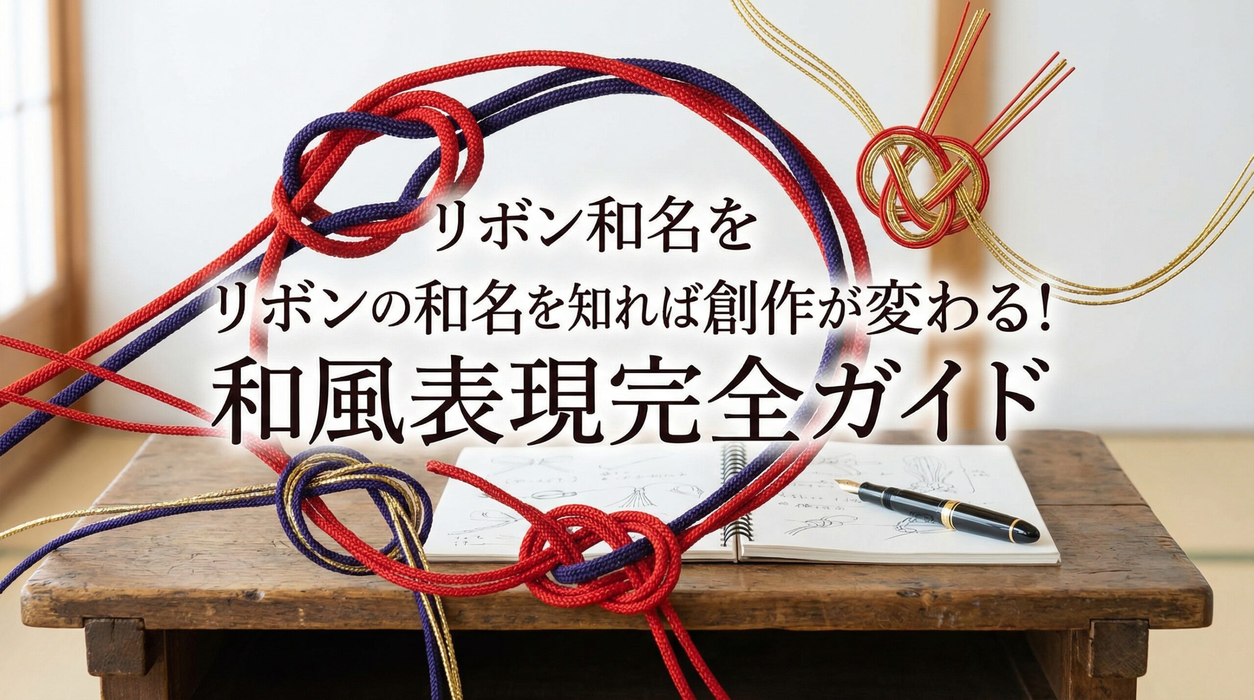 リボンの和名を知れば創作が変わる!和風表現完全ガイド