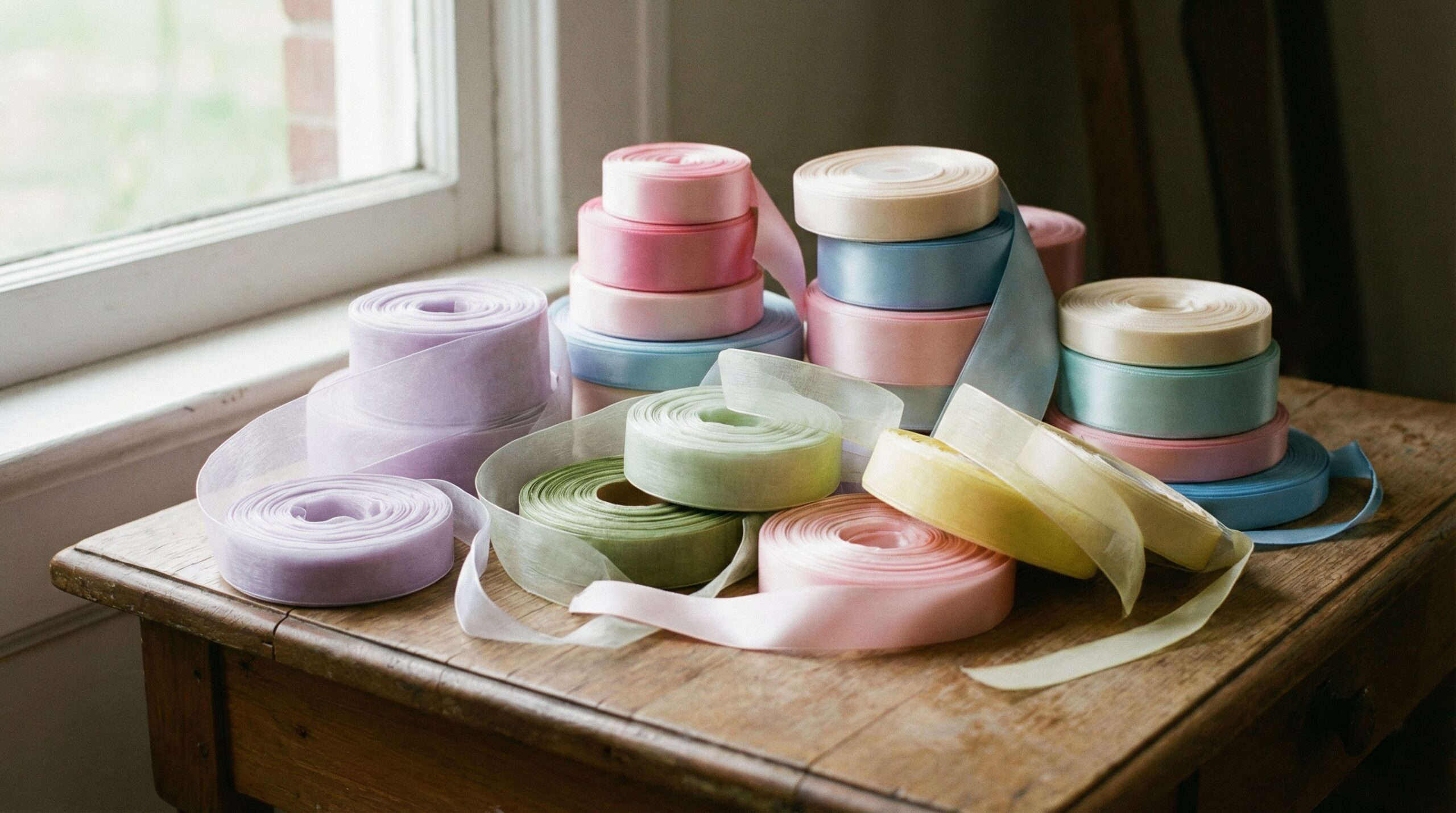 リボンの種類と選び方のポイント