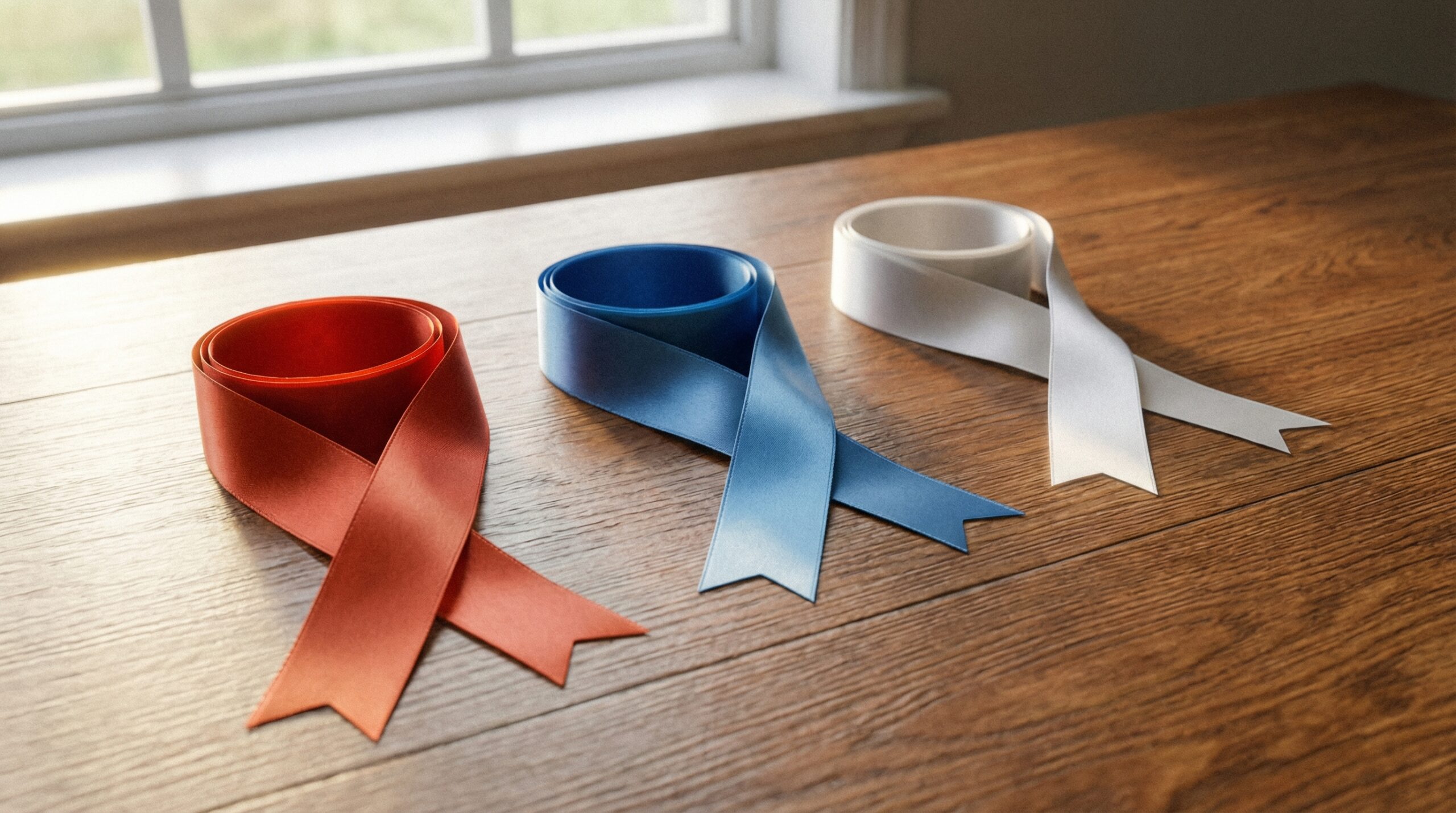 リボンの色が持つ基本的な意味と印象