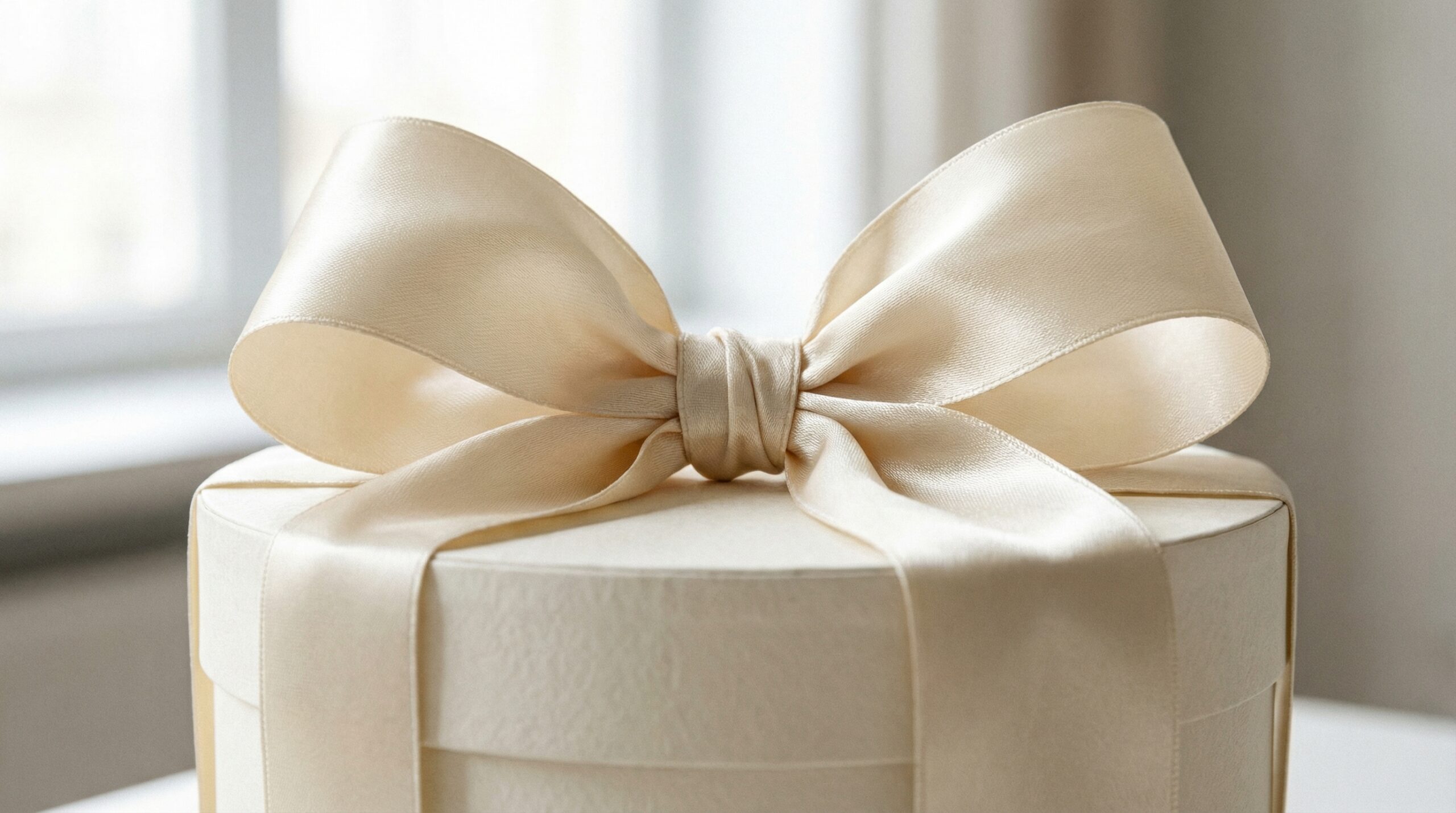 円柱ラッピングのリボン結び方