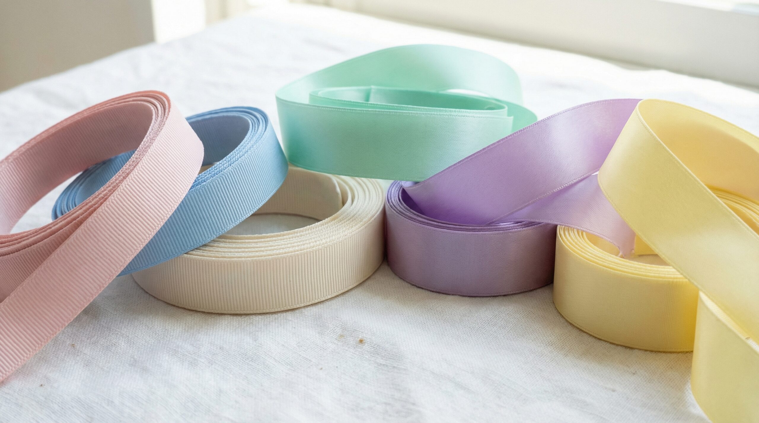 巾着紐におすすめのリボンの種類と選び方