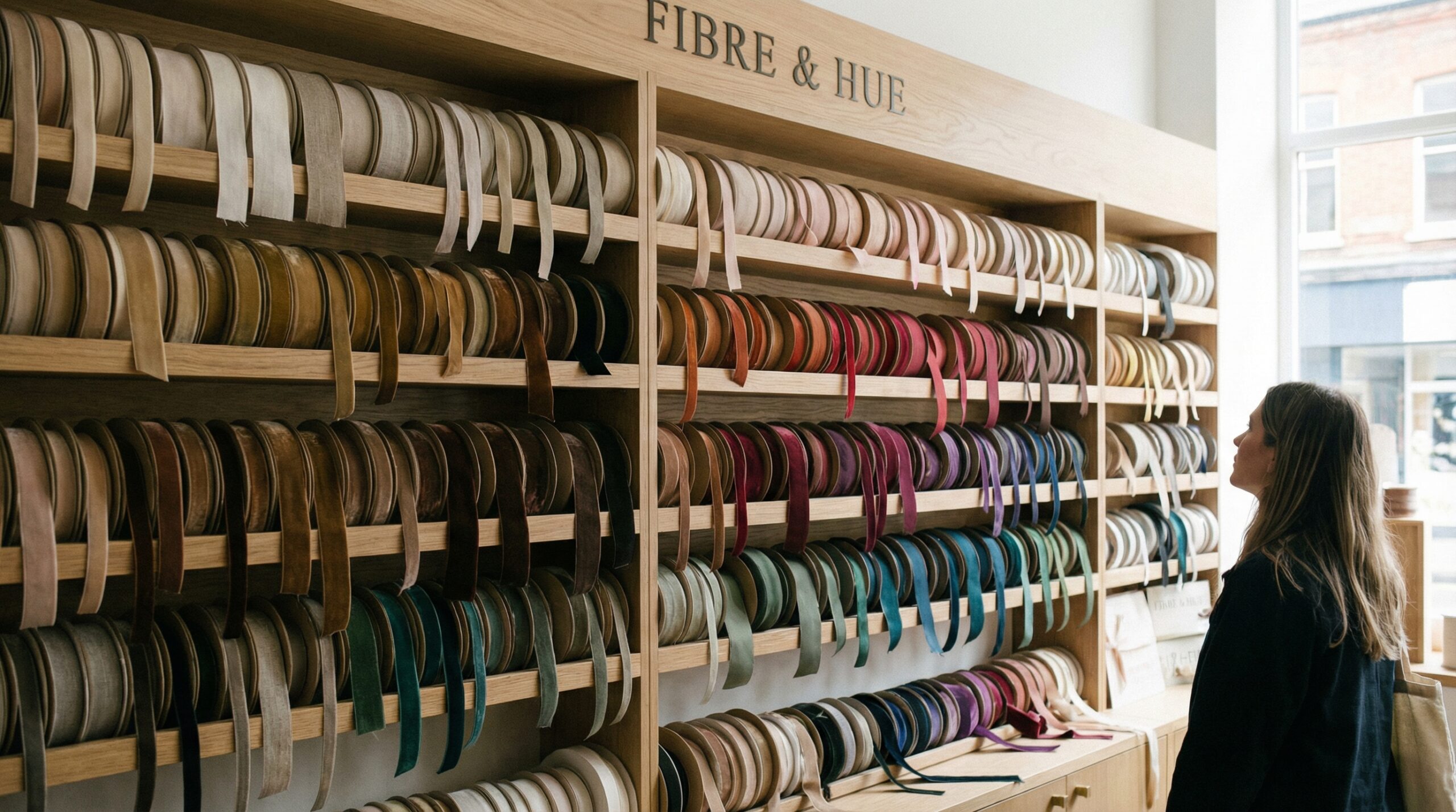 豊富なカラーバリエーションから選べるリボン専門店