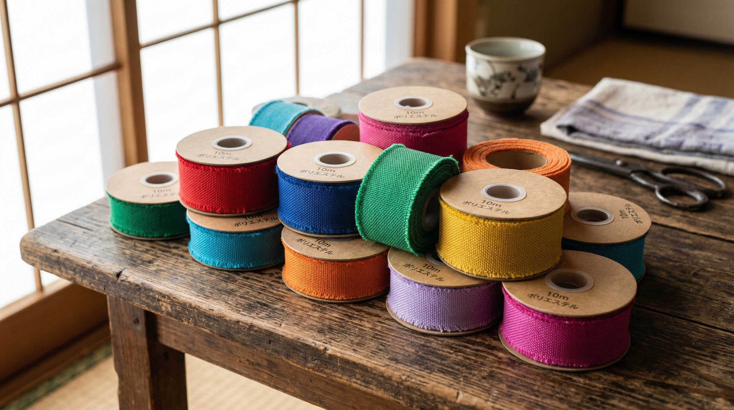 ポリエステルリボンとは？基本的な特徴