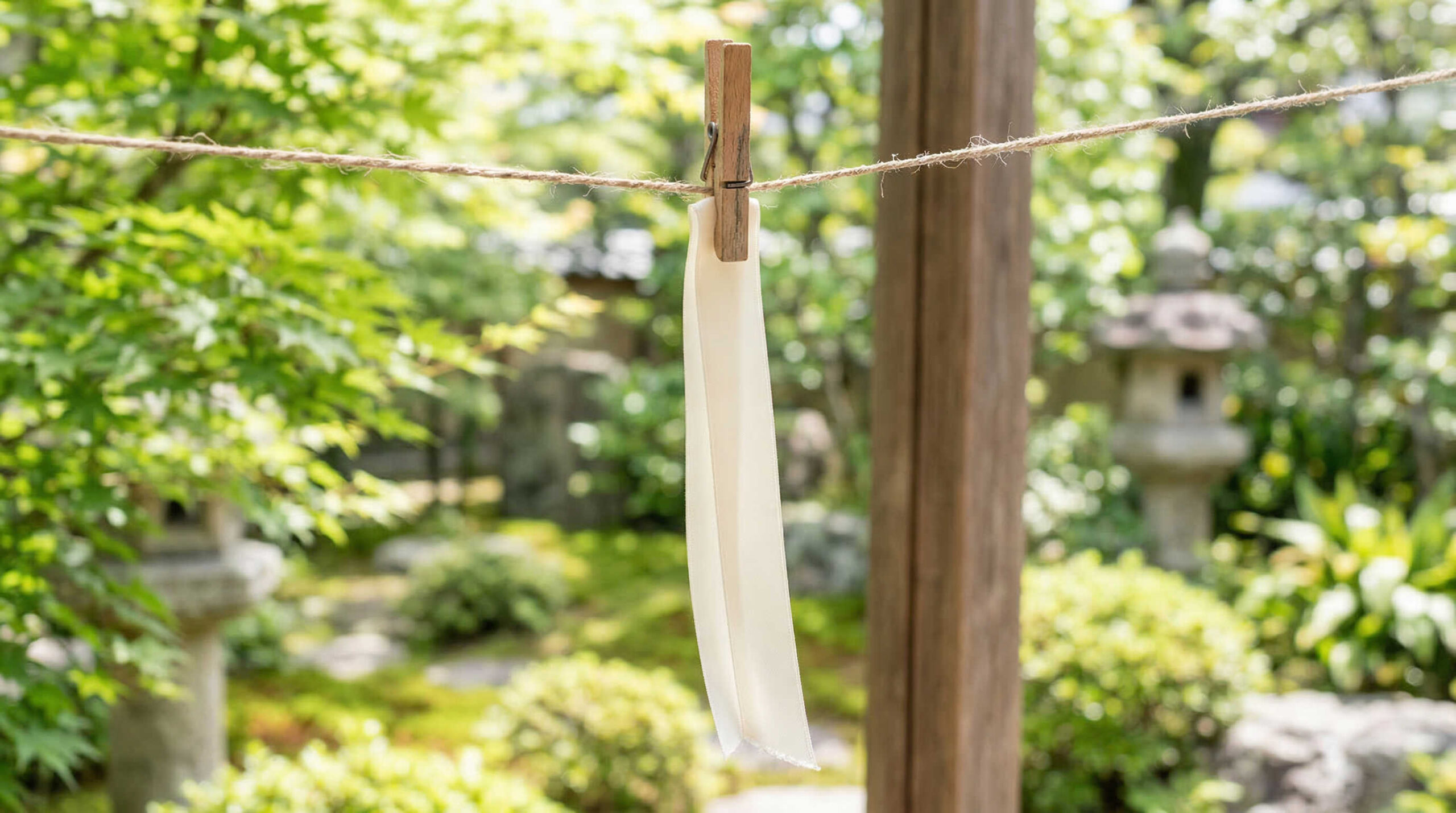 ポリエステルリボンのお手入れ方法