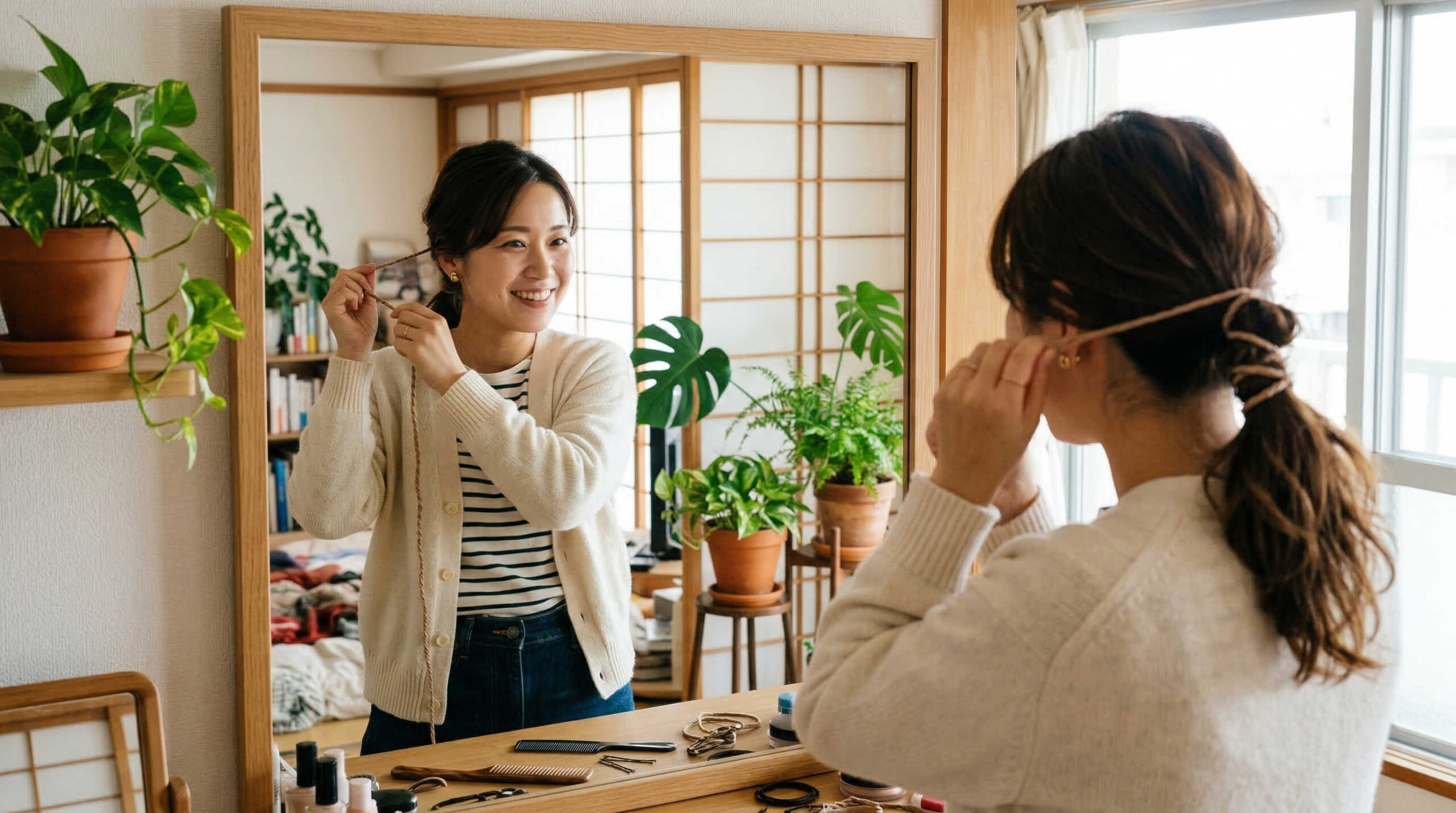 不器用さんでもできる！紐・リボンを使った簡単なヘアアレンジ