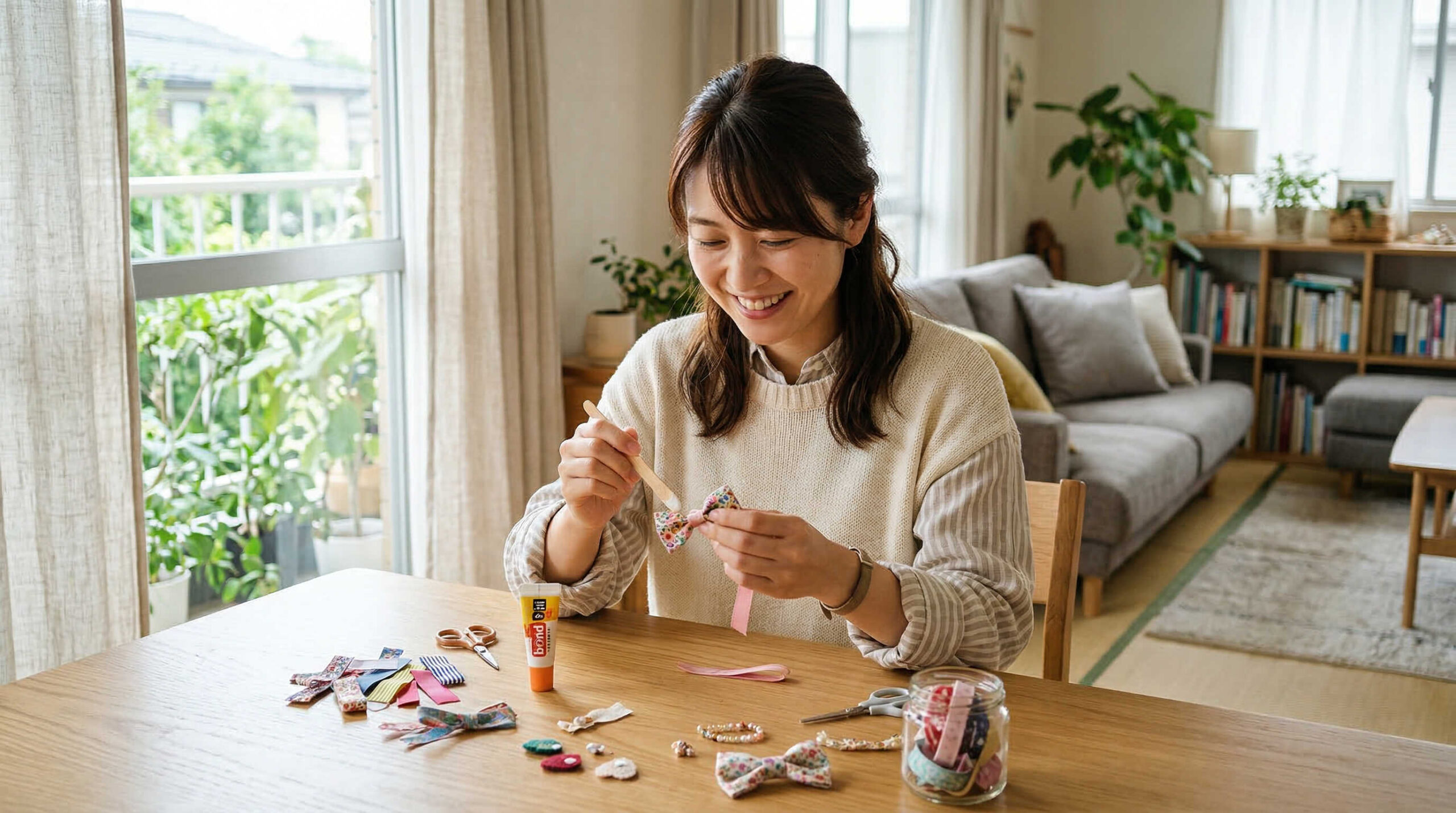 初心者でも簡単！余ったリボンで作れる可愛い小物アイデア
