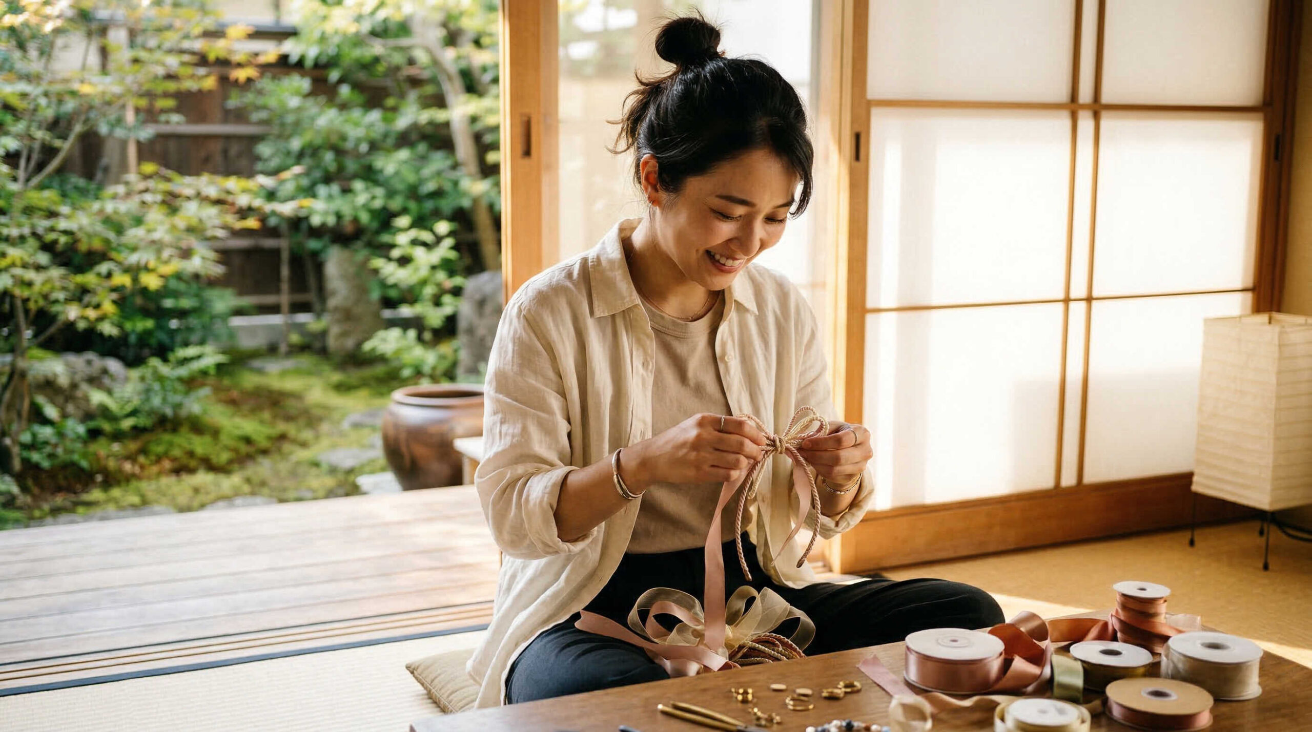 紐系・コードリボンを結ぶだけ！おしゃれな小物の作り方