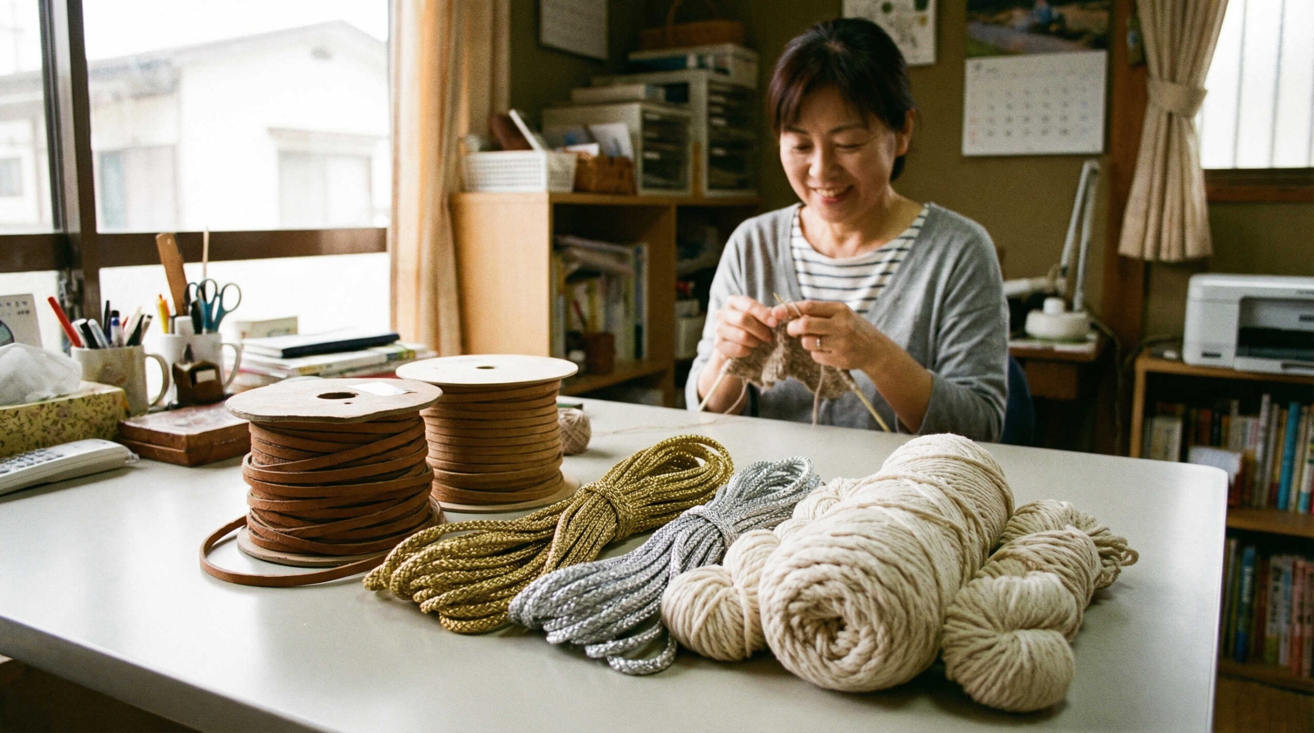 素材で選ぶコードリボンの種類