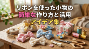 リボンを使った小物の簡単な作り方と活用アイデア集