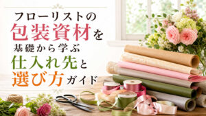 フローリストの包装資材を基礎から学ぶ仕入れ先と選び方ガイド