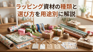 ラッピング資材の種類と選び方を用途別に解説
