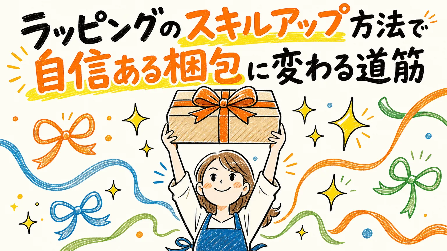 ラッピングのスキルアップ方法で自信ある梱包に変わる道筋
