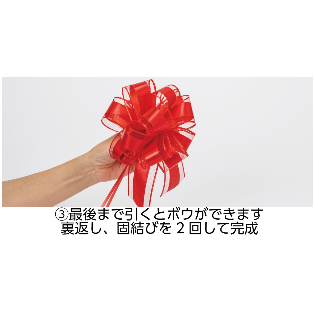 51934 ポンポンボウオーガンジー 約50MM(20枚) 1 使用例