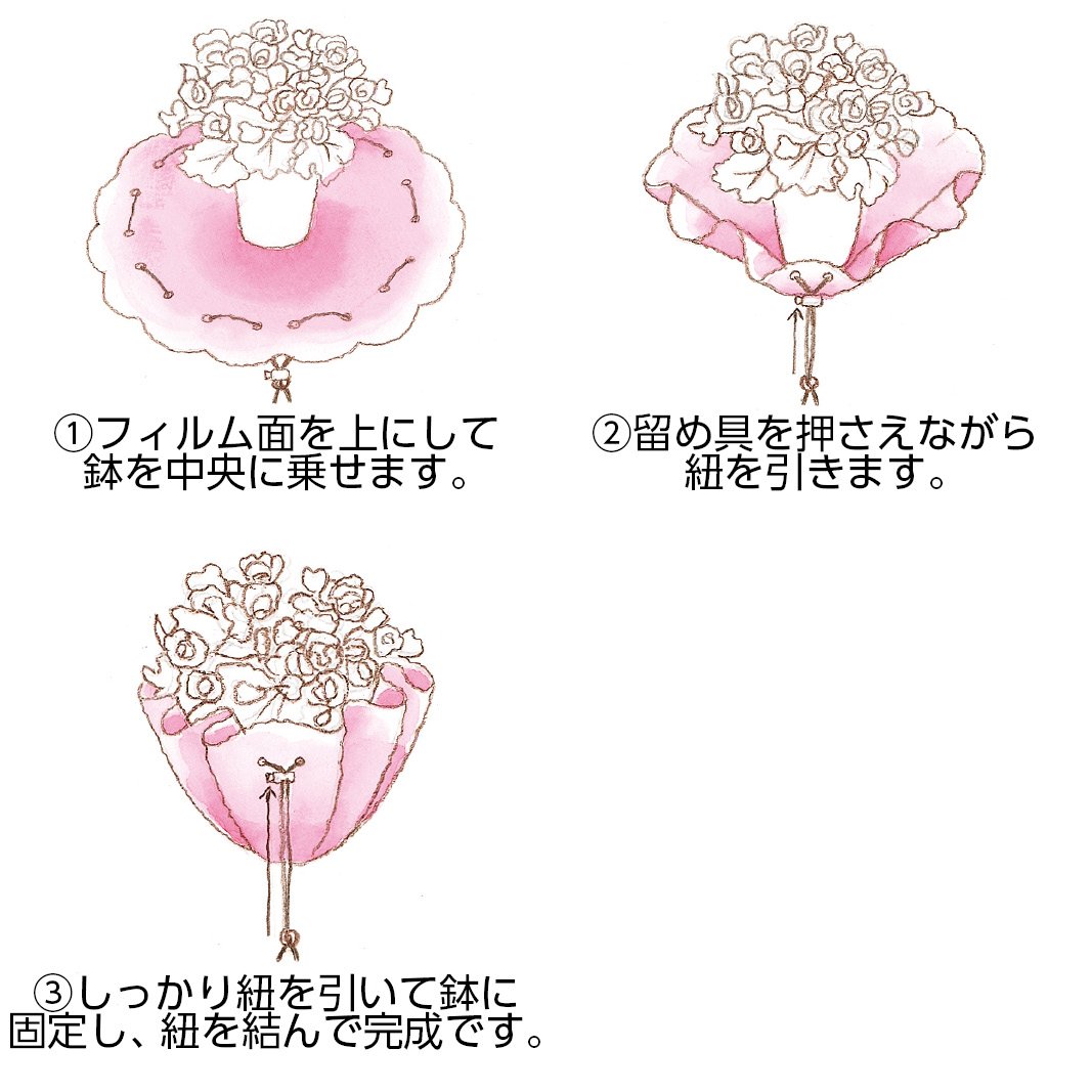 87165 ポットブルーマーチェック 60CMΦ 10枚入 11 使用例